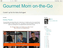 Tablet Screenshot of gourmetmomonthego.com